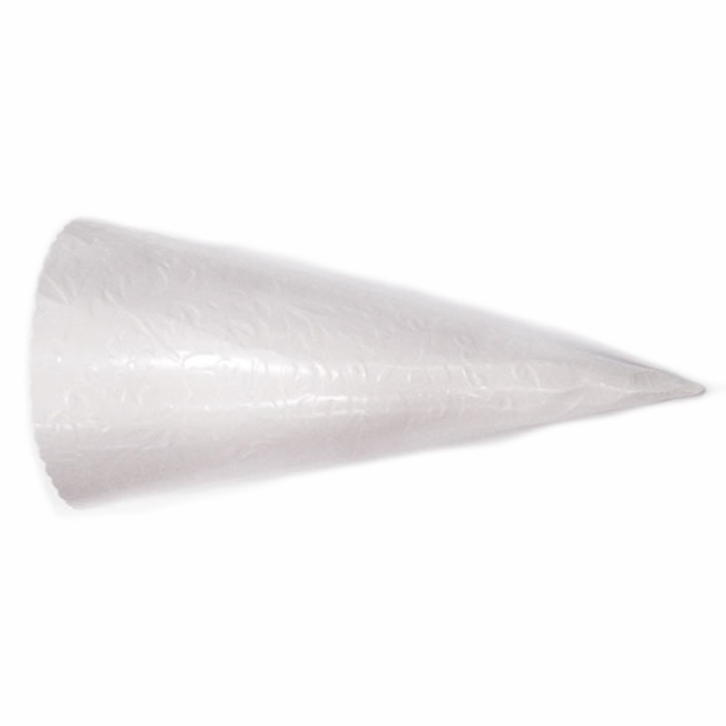 Χωνάκι Ρυζιού (6,5x15,5εκ.) Χαρτόνι 300γρ. Λευκό 0517826 (48τμχ.)