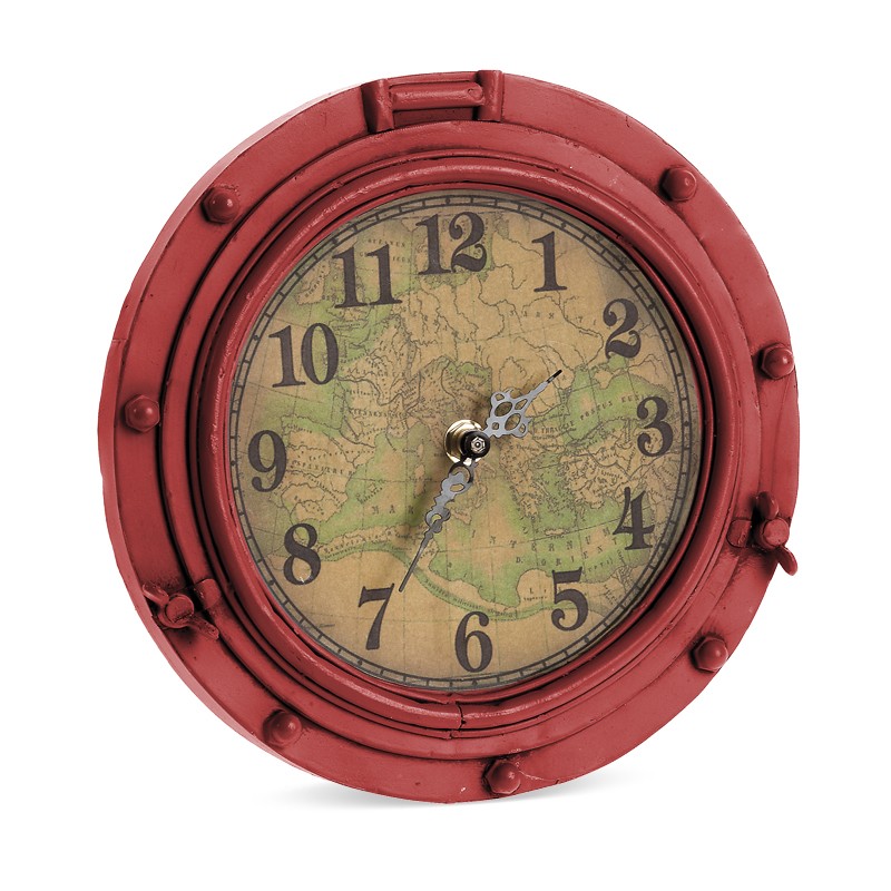 Διακοσμητικό Ρολόι 1404Β/1335Ε-Κόκκινο