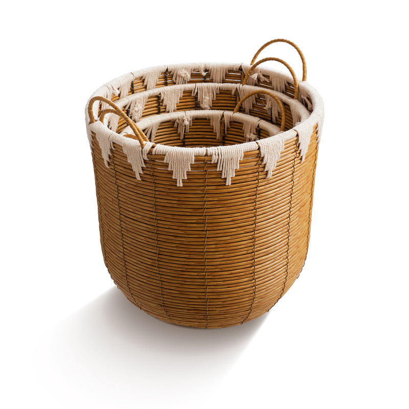 Καλάθι Μπαμπού (Σετ 3τμχ.) 1162403