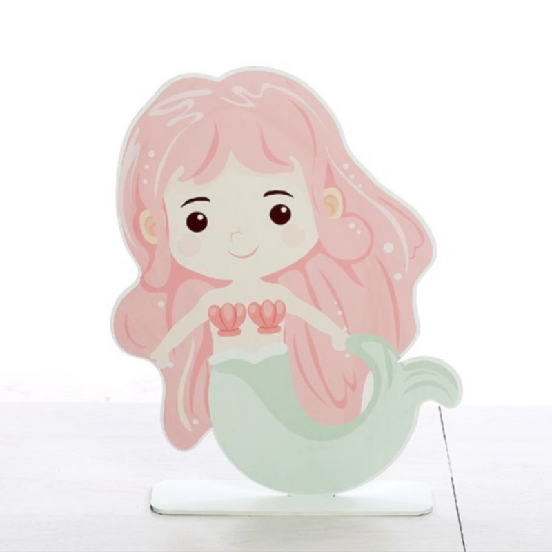 Ξύλινο Διακοσμητικό Τραπεζιού Γοργόνα (30εκ.) 1054