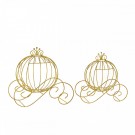 Διακοσμητική Μεταλλική Χρυσή Άμαξα (31x15x30εκ.) 0496.20662