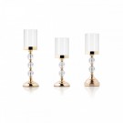 Μεταλλικό Χρυσό Κηροπήγιο (12.5x45εκ.) 0496.23243