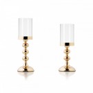 Μεταλλικό Χρυσό Κηροπήγιο (12.5x35εκ.) 0496.23244