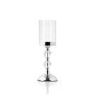 Μεταλλικό Ασημί Κηροπήγιο (12.5x38εκ.) 0496.23271