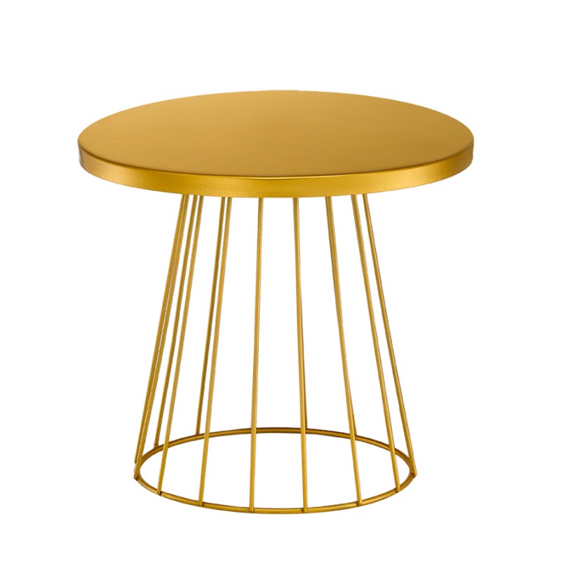 Μεταλλική Χρυσή Τουρτιέρα Με Πόδι (20x20εκ.) 0496.23675