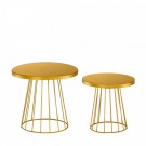 Μεταλλική Χρυσή Τουρτιέρα Με Πόδι (20x20εκ.) 0496.23675