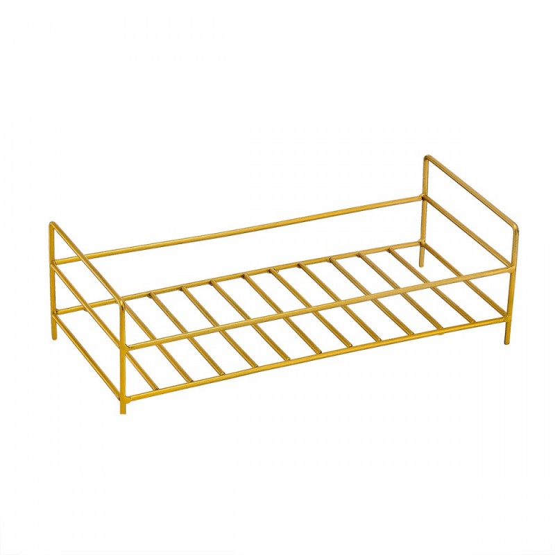 Μεταλλικό Χρυσό Ράφι (30x14x9.5εκ.) 0496.23679