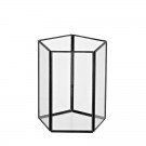Διακοσμητική Μαύρη Γυάλα Terrarium (12.5x12.5x20εκ.) 0496.24626