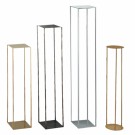 Μεταλλική Βάση Τετράγωνη Χρυσή (120εκ.)