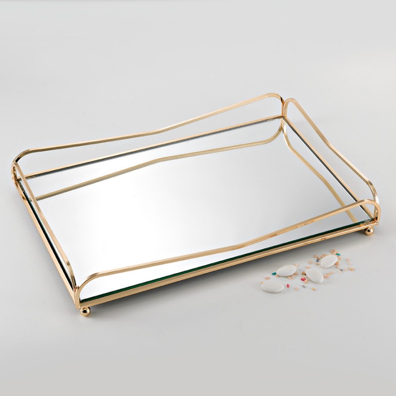 Ανοξείδωτος Δίσκος Με Καθρέπτη - ΚΔ011