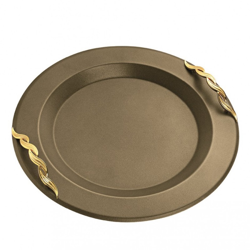 Ανοξείδωτος Δίσκος Καφέ/Χρυσό ΚΔ2122