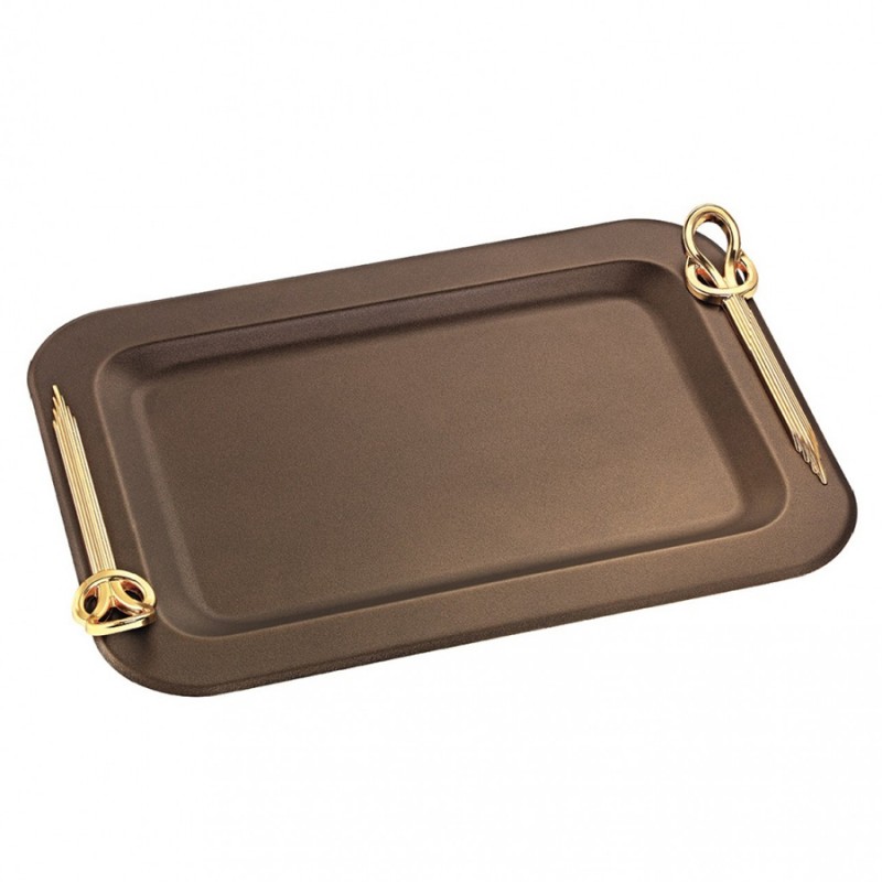 Ανοξείδωτος Δίσκος Καφέ/Χρυσό ΚΔ2126