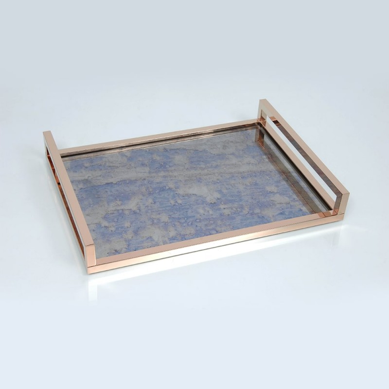 Δίσκος Με Καθρέπτη (34x24εκ.) 3424-MIR-PG