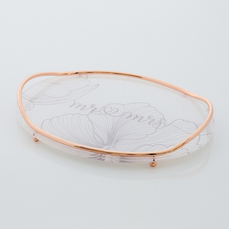 Plexi Glass Δίσκος (43x28εκ.) PL-043-D5-S-PG