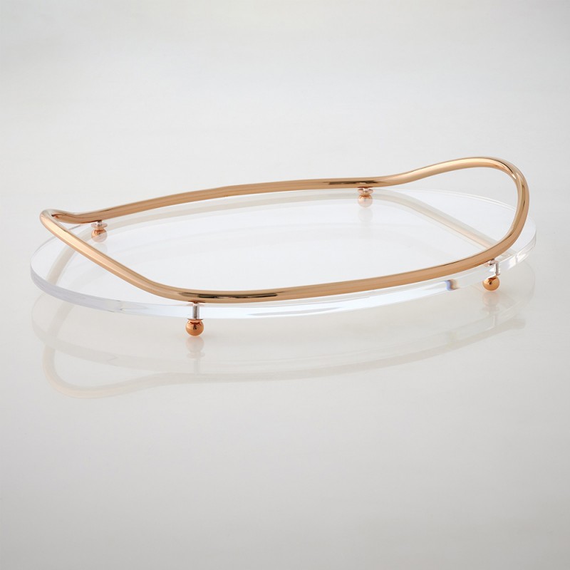 Plexi Glass Δίσκος (43x28εκ.) PL-043-PG