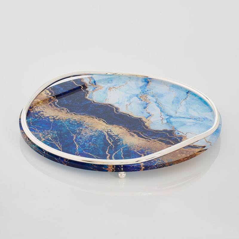 Plexi Glass Δίσκος (37εκ.) PL-R37-BL-SP