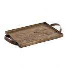 Μπρονζέ  Δίσκος Με Ξύλινη Βάση   10130