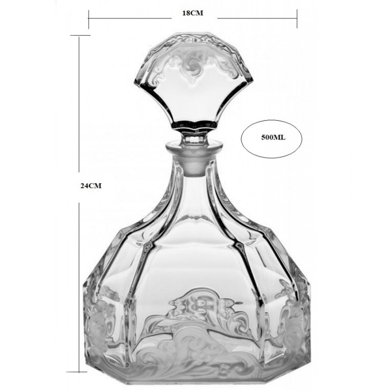 Καράφα Κρυστάλλινη Βοημίας 500ml (18x24εκ.) Patricien ΚΜ582