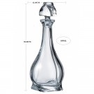 Καράφα Κρυστάλλινη Βοημίας 850ml (12,1x30,6εκ.) Quadro Wine ΚΜ120