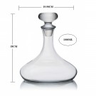 Καράφα Κρυστάλλινη Βοημίας 1000ml (18x19,9εκ.) ΚΜ143