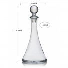 Καράφα Κρυστάλλινη Βοημίας 1000ml (26,2x15,8εκ.) ΚΜ146
