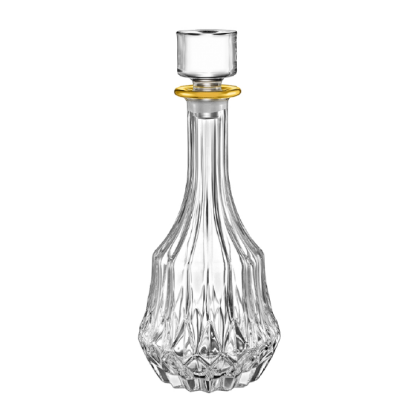 Καράφα Κρυστάλλινη Βοημίας 1000ml ΚΜ17 Adagio Χρυσό