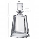 Καράφα Κρυστάλλινη Βοημίας 700ml (13x27εκ.) Flat ΚΜ20