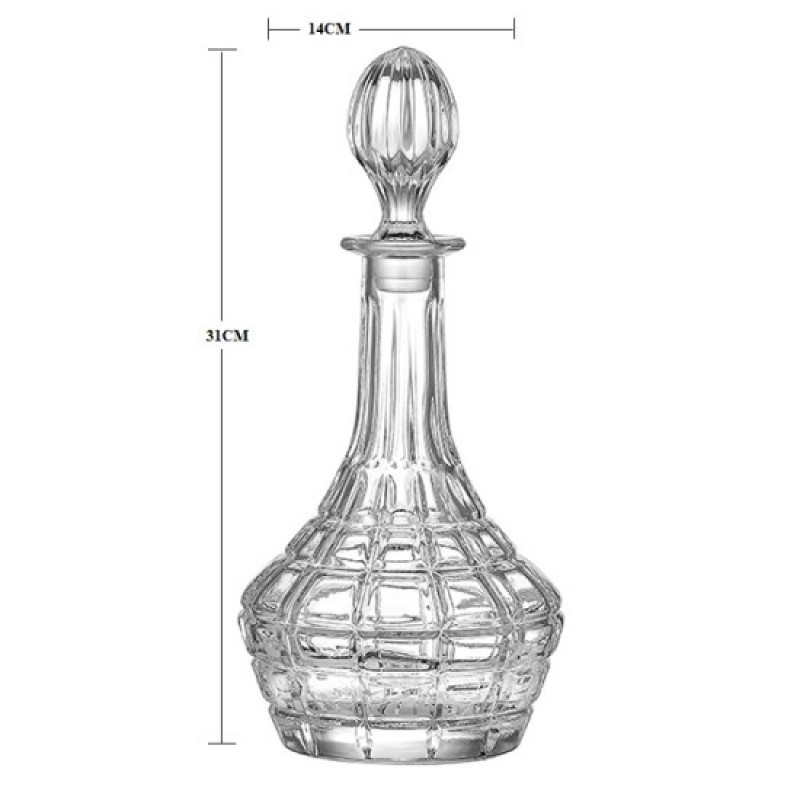 Καράφα Κρυστάλλινη Βοημίας 500ml (31x14εκ.) ΚΜ24116