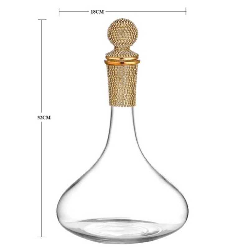 Καράφα Κρυστάλλινη Βοημίας 500ml (32x18εκ.) ΚΜ24128