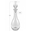 Καράφα Κρυστάλλινη Βοημίας 1000ml (11,9x28εκ.) ΚΜ290