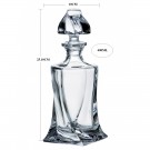 Καράφα Κρυστάλλινη Βοημίας 400ml (10x25,1εκ.) Quadro ΚΜ30