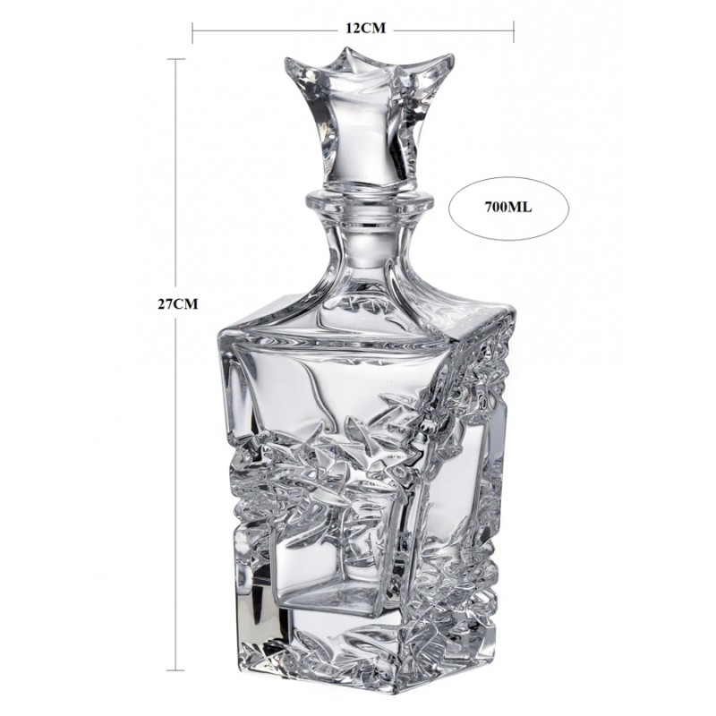 Καράφα Κρυστάλλινη Βοημίας 700ml (12x27εκ.) Samurai ΚΜ380