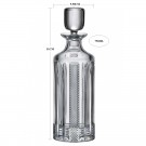 Καράφα Κρυστάλλινη Βοημίας 750ml (9,5x31εκ.) Choker ΚΜ470