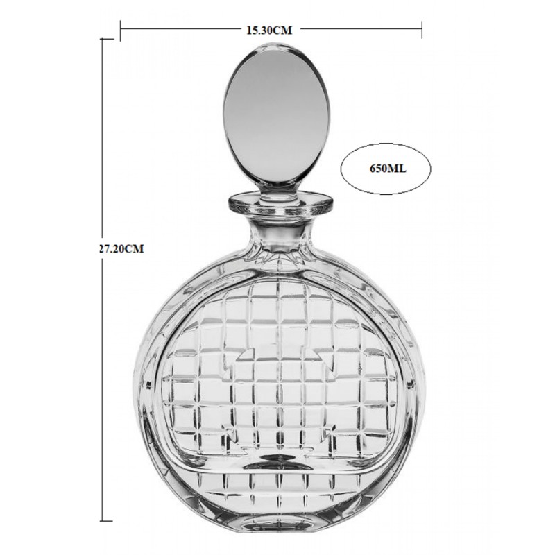 Καράφα Κρυστάλλινη Βοημίας 650ml (15,3x27,2εκ.) Magnifier ΚΜ520