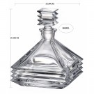 Καράφα Κρυστάλλινη Βοημίας 800ml (15,5x19,5εκ.) Maria ΚΜ70