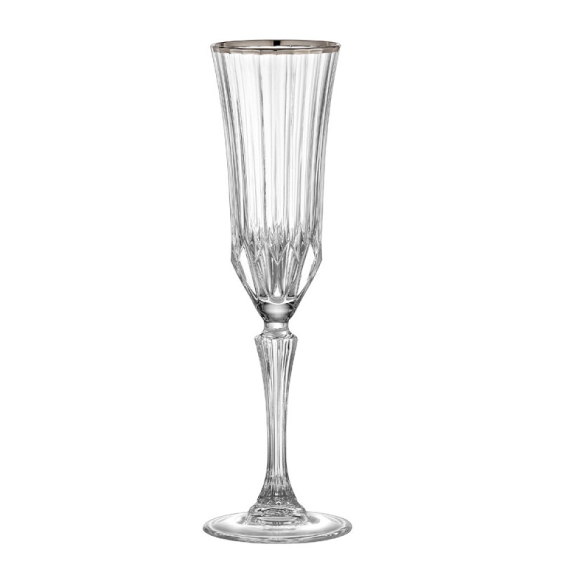 Κρυστάλλινο Ποτήρι Σαμπάνιας Adagio Silver ΚΠ771