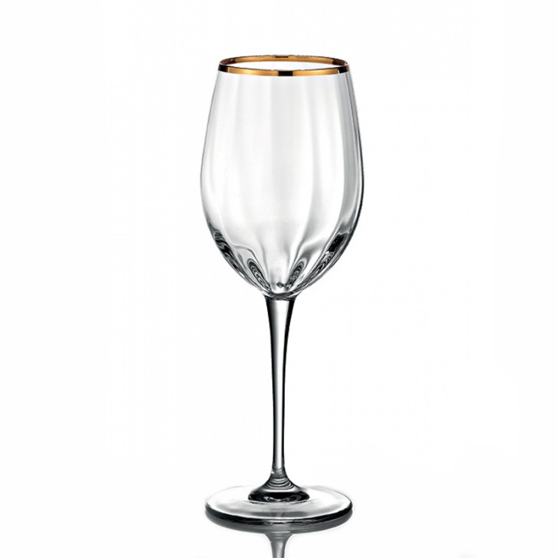Κρυστάλλινο Ποτήρι Κρασιού Monalisa Gold ΚΠ490