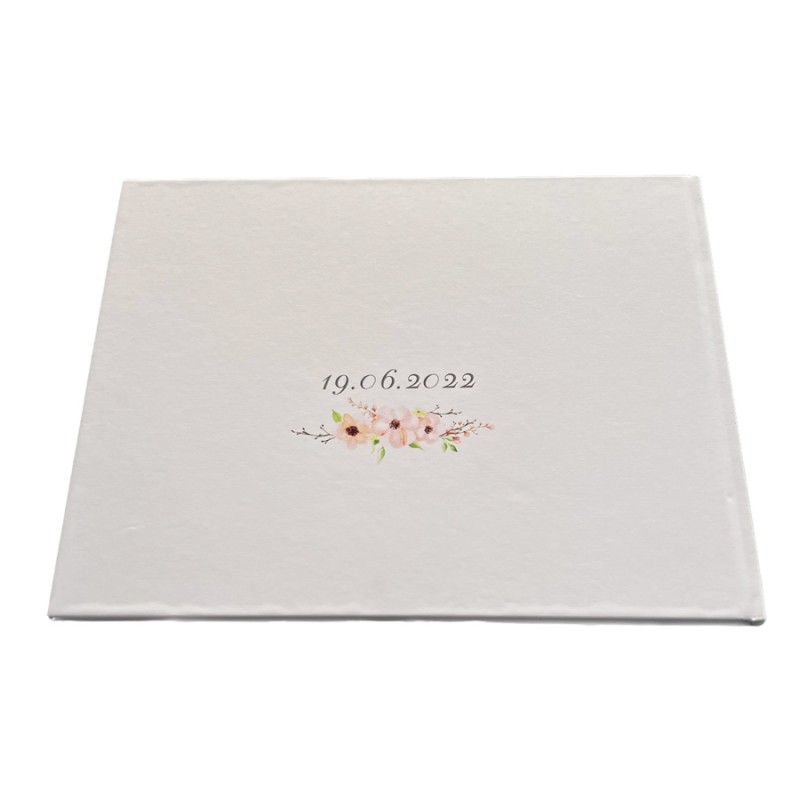 Βιβλίο Ευχών Γάμου - Λουλούδια CUS184-2