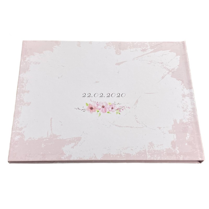 Βιβλίο Ευχών Γάμου - Λουλούδια CUS184-1