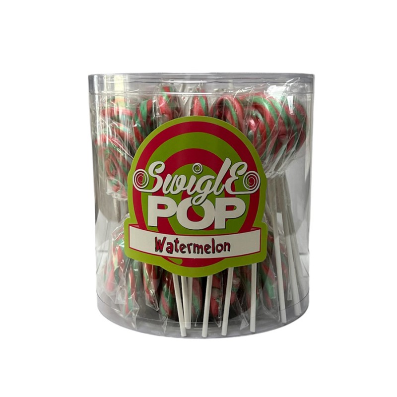 Γλειφιτζούρια Καραμάνη - Swingle Pops Καρπούζι 12gr. (50τμχ.)
