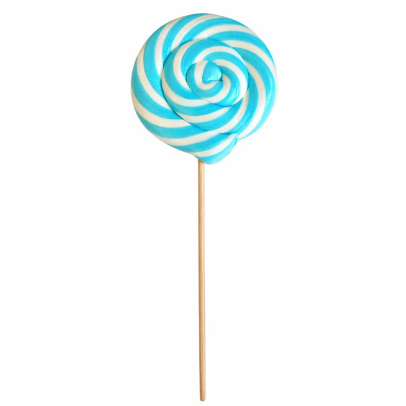 Γλειφιτζούρι Πιρουλέτα Camelot Γαλάζιο – Μεγάλο 90gr (12τμχ.)