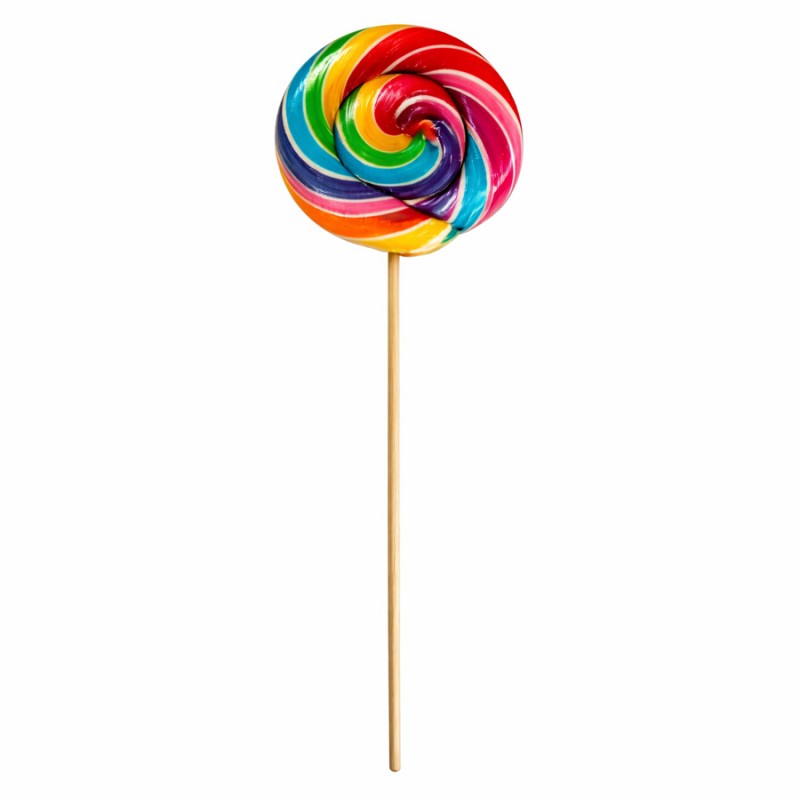 Γλειφιτζούρι Πιρουλέτα Camelot Πολύχρωμο – Μεσαίο 40gr (12τμχ.)