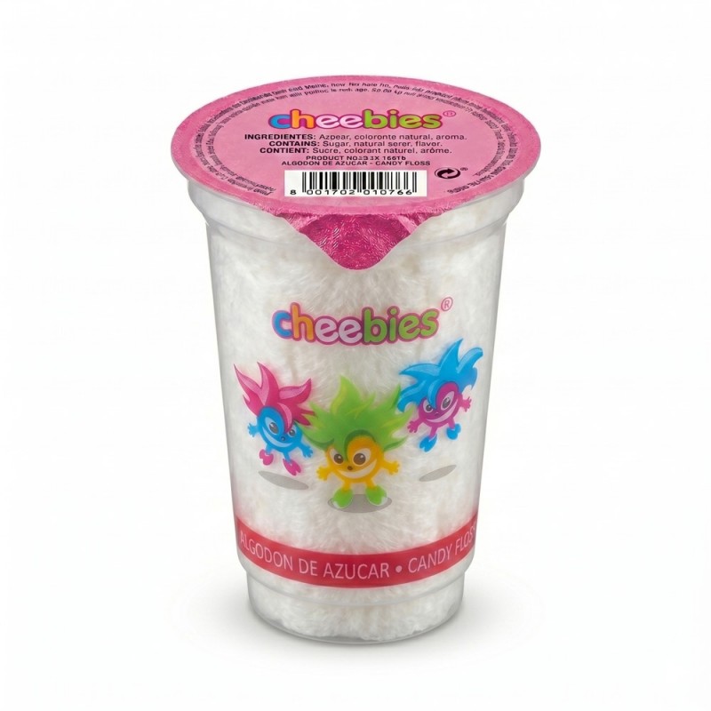 Μαλλί της Γριάς σε Ποτήρι Cheebies 20g – Λευκό