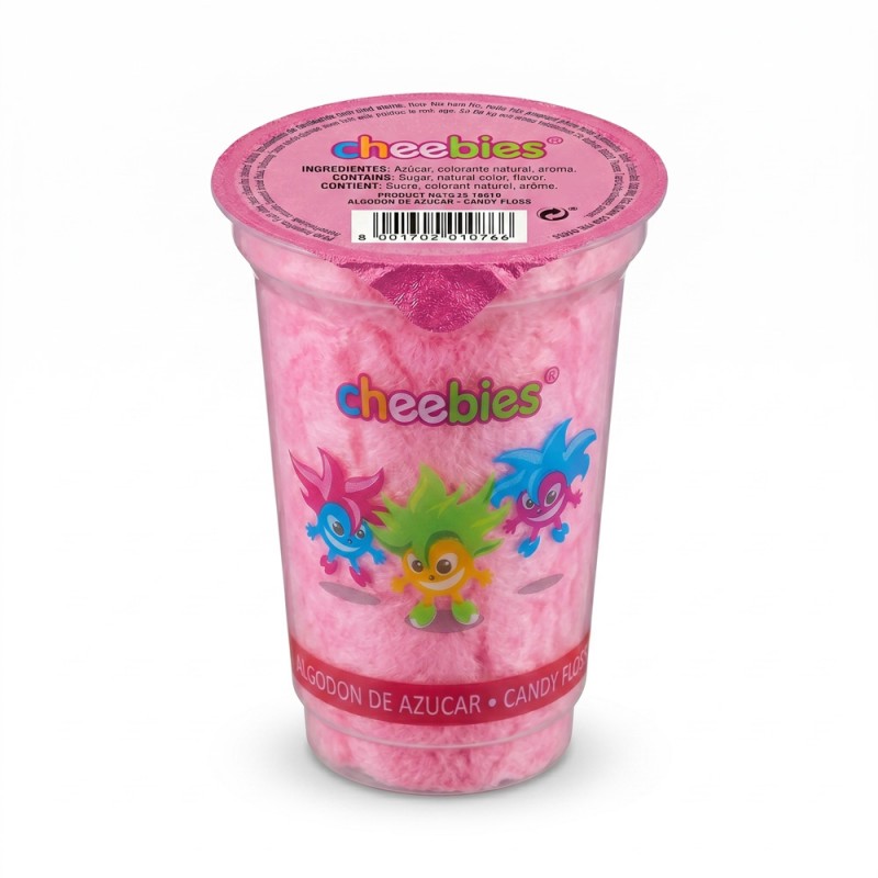 Μαλλί της Γριάς σε Ποτήρι Cheebies 20g – Ροζ