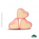 Marshmallow Ζαχαρωτά Relkon - Σχήμα Καρδιά Ροζ - Λευκό (1kg.) ≈150τμχ.