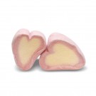 Marshmallow Ζαχαρωτά Relkon - Σχήμα Καρδιά Ροζ - Λευκό (1kg.) ≈150τμχ.