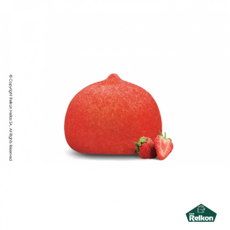 Marshmallow Ζαχαρωτά Relkon - Golf Ball Κόκκινη Φράουλα (0,9kg.) ≈100τμχ.