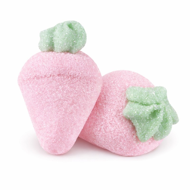 Marshmallow Ζαχαρωτά Bulgari - Φράουλες - Ροζ (0.9kg.) ≈95τμχ.