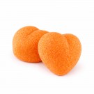 Marshmallow Ζαχαρωτά Bulgari - Καρδιές - Πορτοκαλί (0.9kg.) ≈95τμχ.