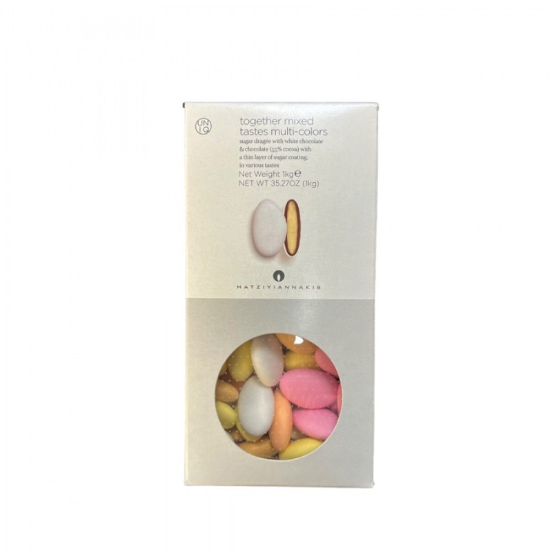 Κουφέτα Χατζηγιαννάκη - Διπλή Σοκολάτα - Together Γεύσεις Πολύχρωμο (4kg.) ≈680τμχ.